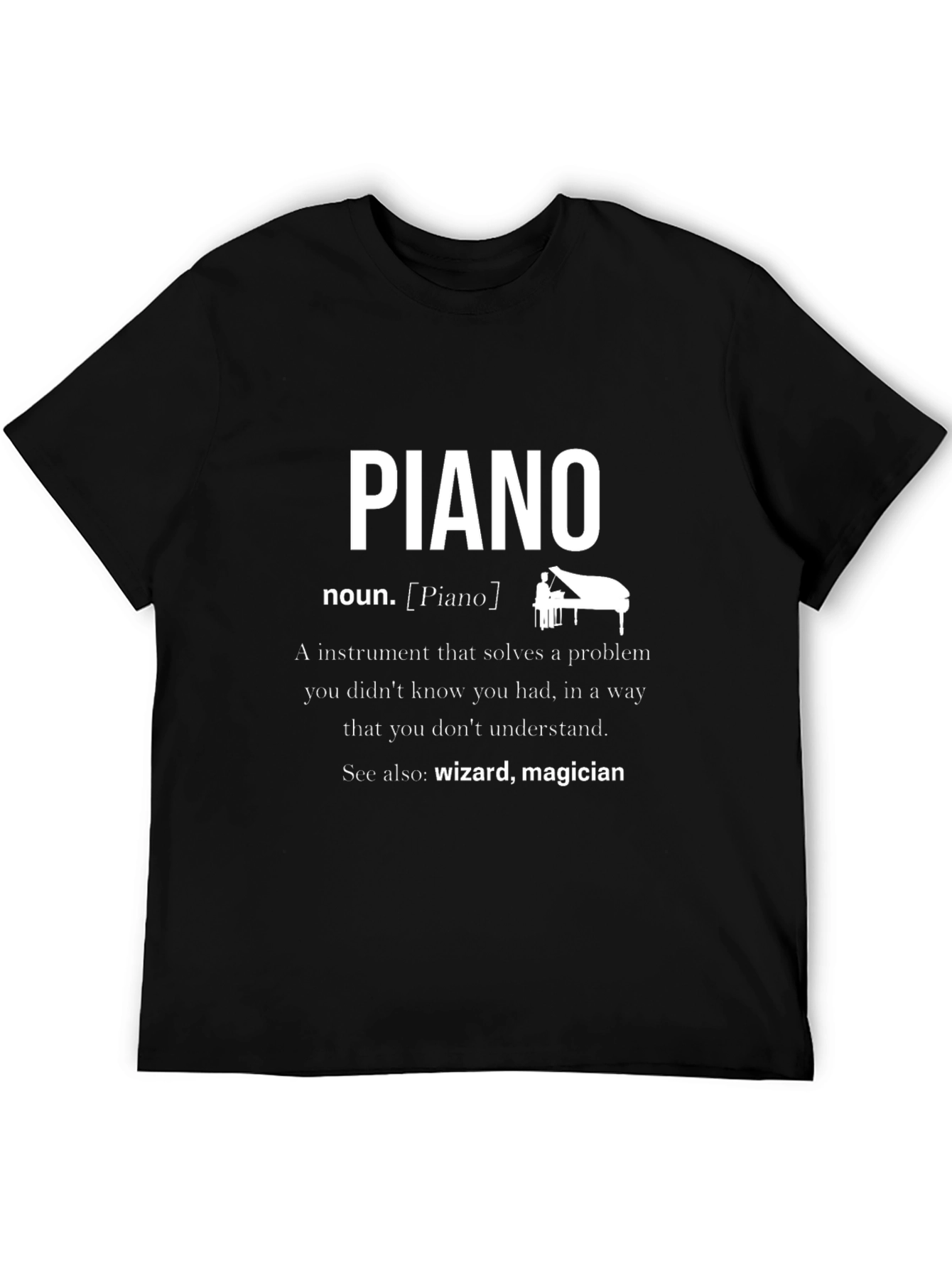 Piano Definition T-Shirt - Musician Gift