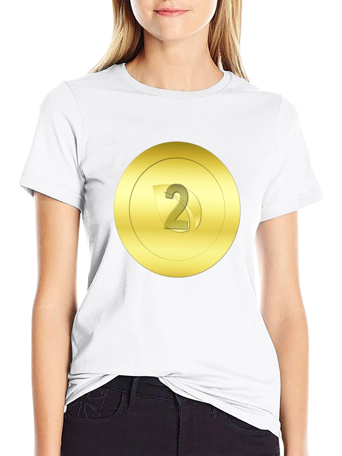 Golden Number 2 Graphic Tee