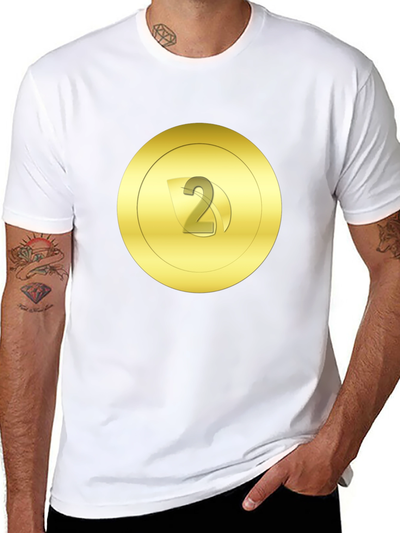 Golden Number 2 Graphic Tee