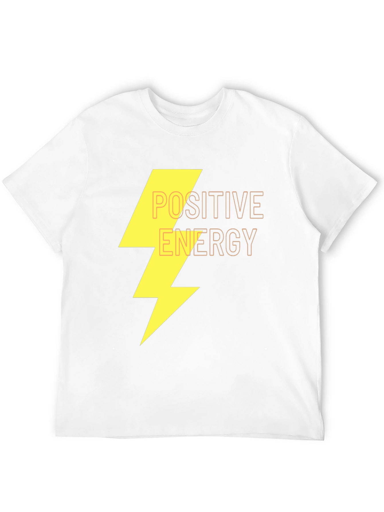 Positive Energy Graphic Black T-Shirt