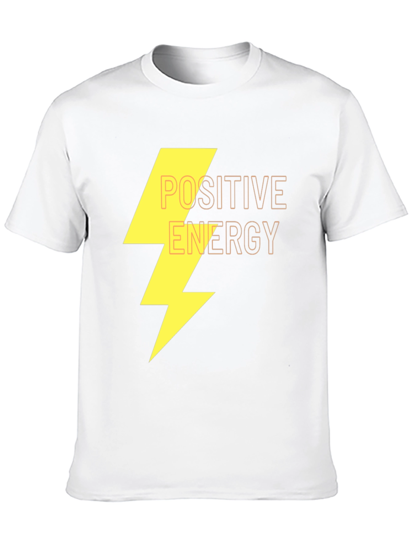 Positive Energy Graphic Black T-Shirt