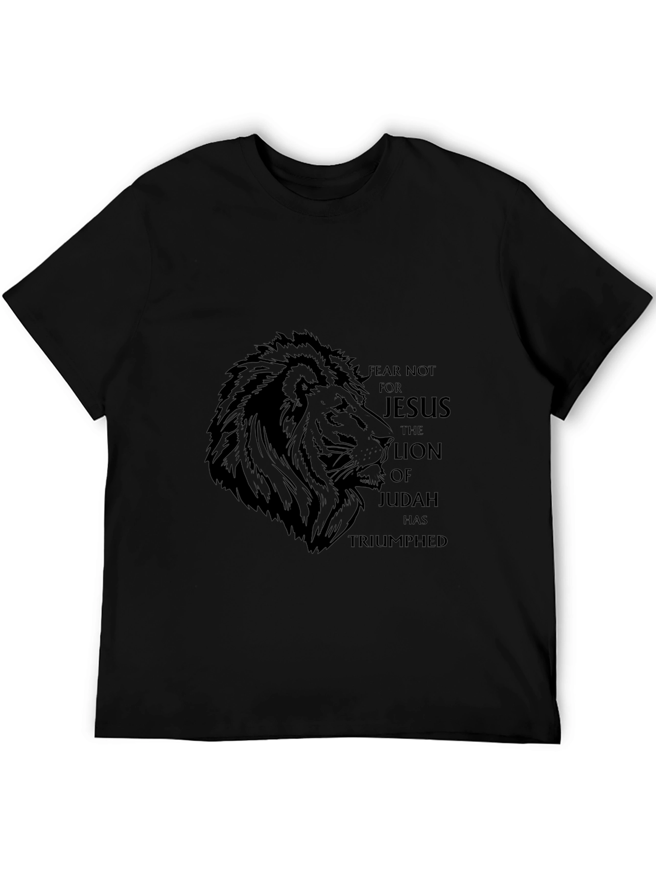 Lion of Judah Black Graphic Tee