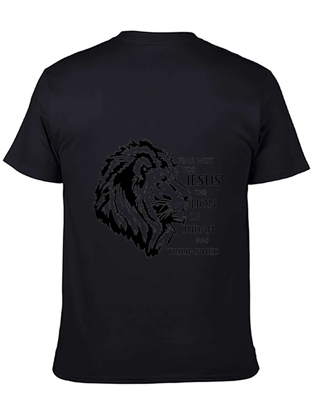 Lion of Judah Black Graphic Tee