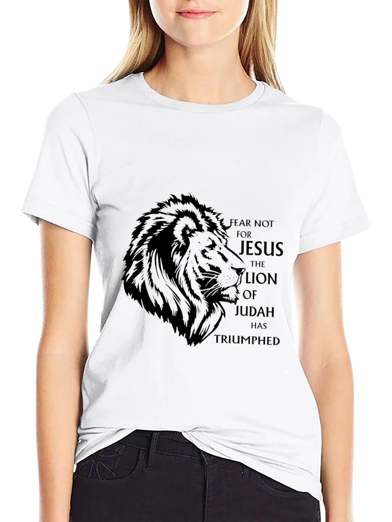 Lion of Judah Black Graphic Tee
