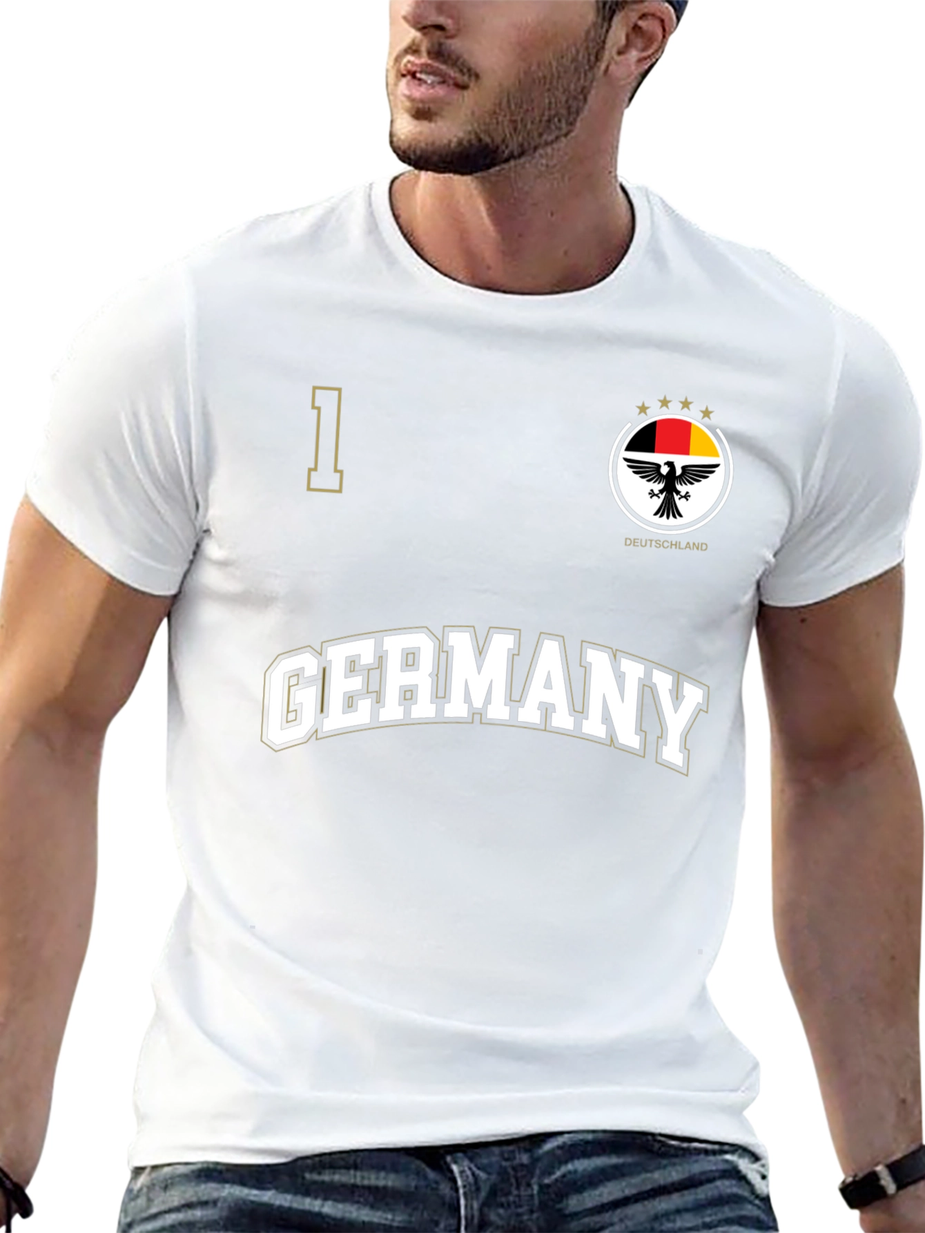 Germany Football Jersey T-Shirt - Black