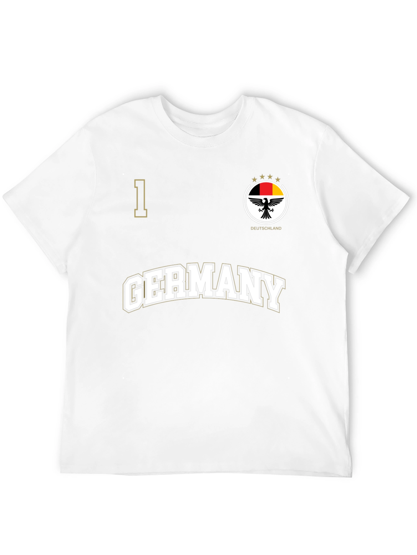 Germany Football Jersey T-Shirt - Black