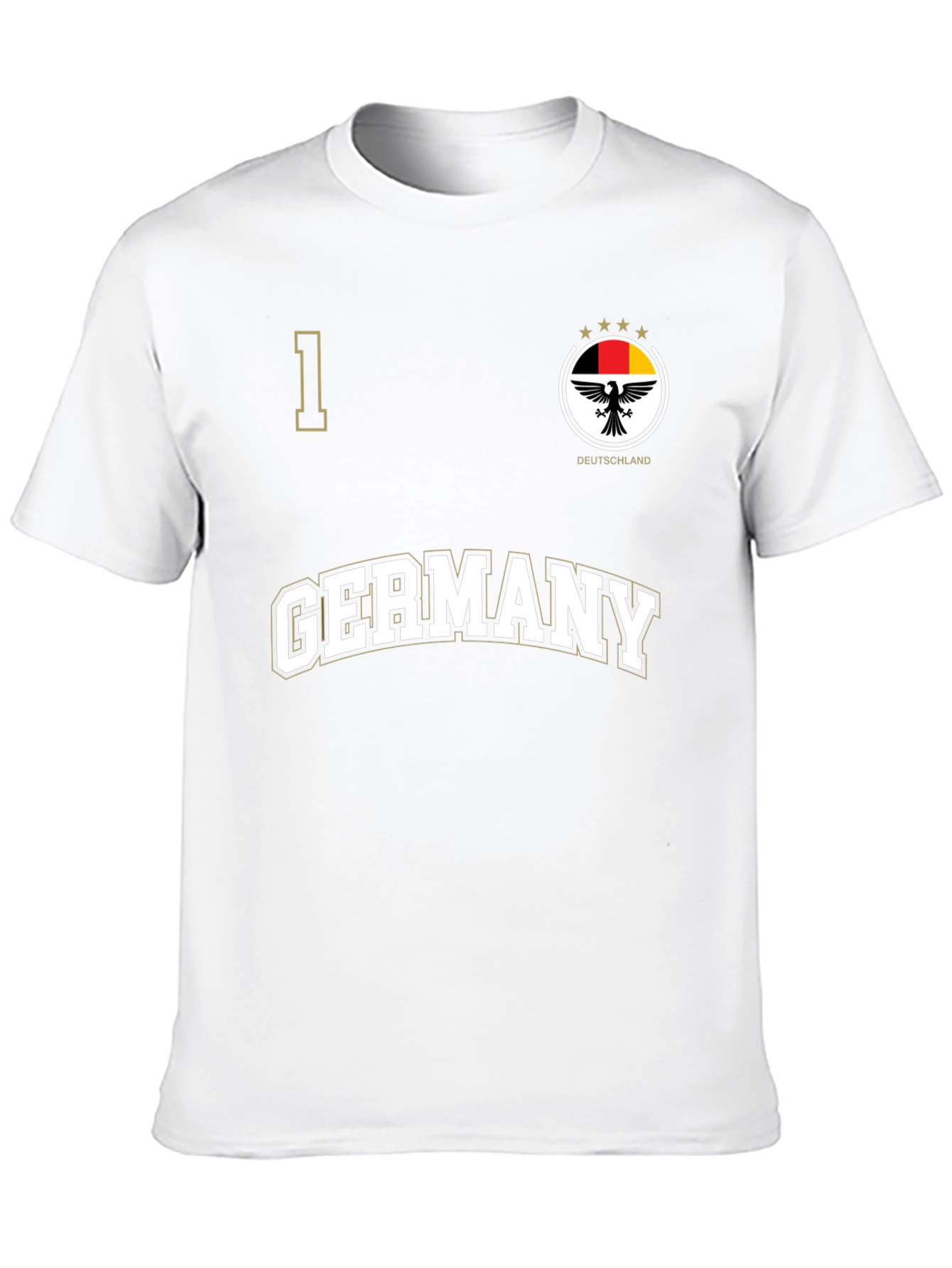 Germany Football Jersey T-Shirt - Black