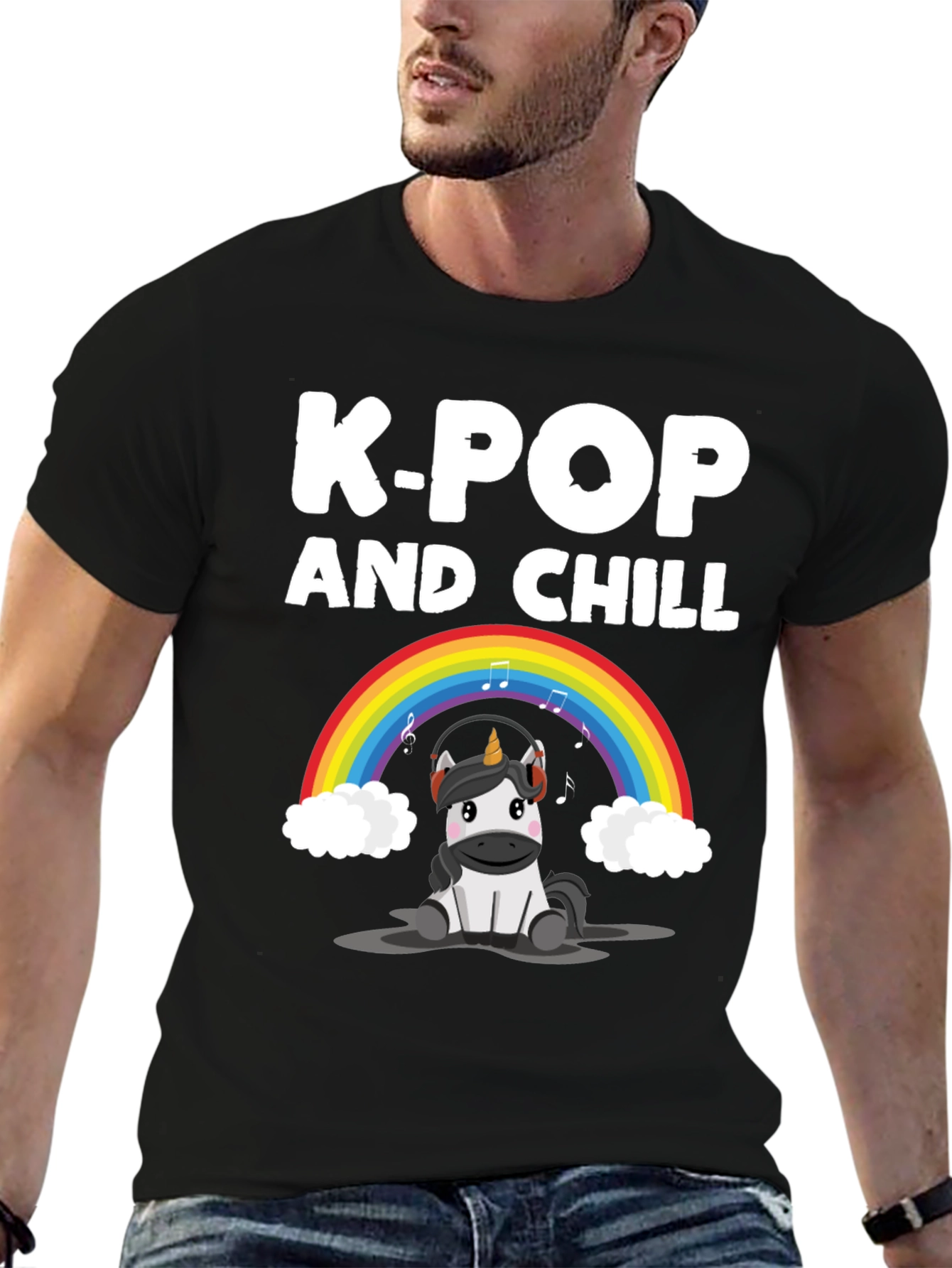 K-Pop and Chill Unicorn T-Shirt