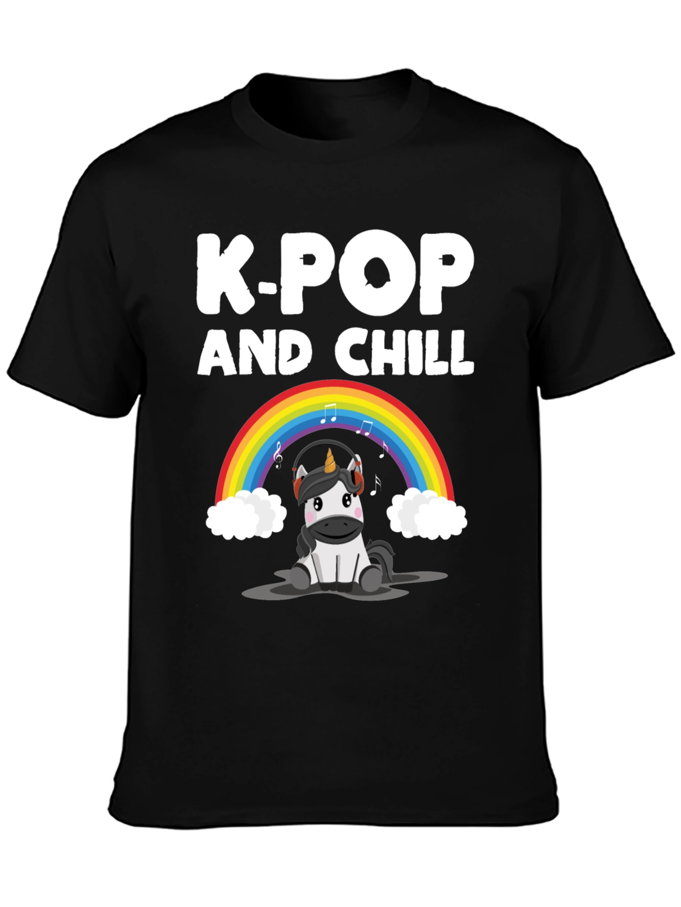 K-Pop and Chill Unicorn T-Shirt