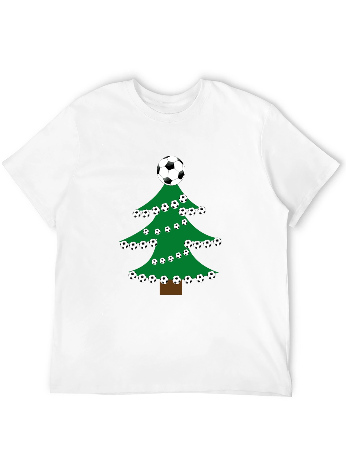 Soccer Christmas Tree T-Shirt - Holiday Fun!
