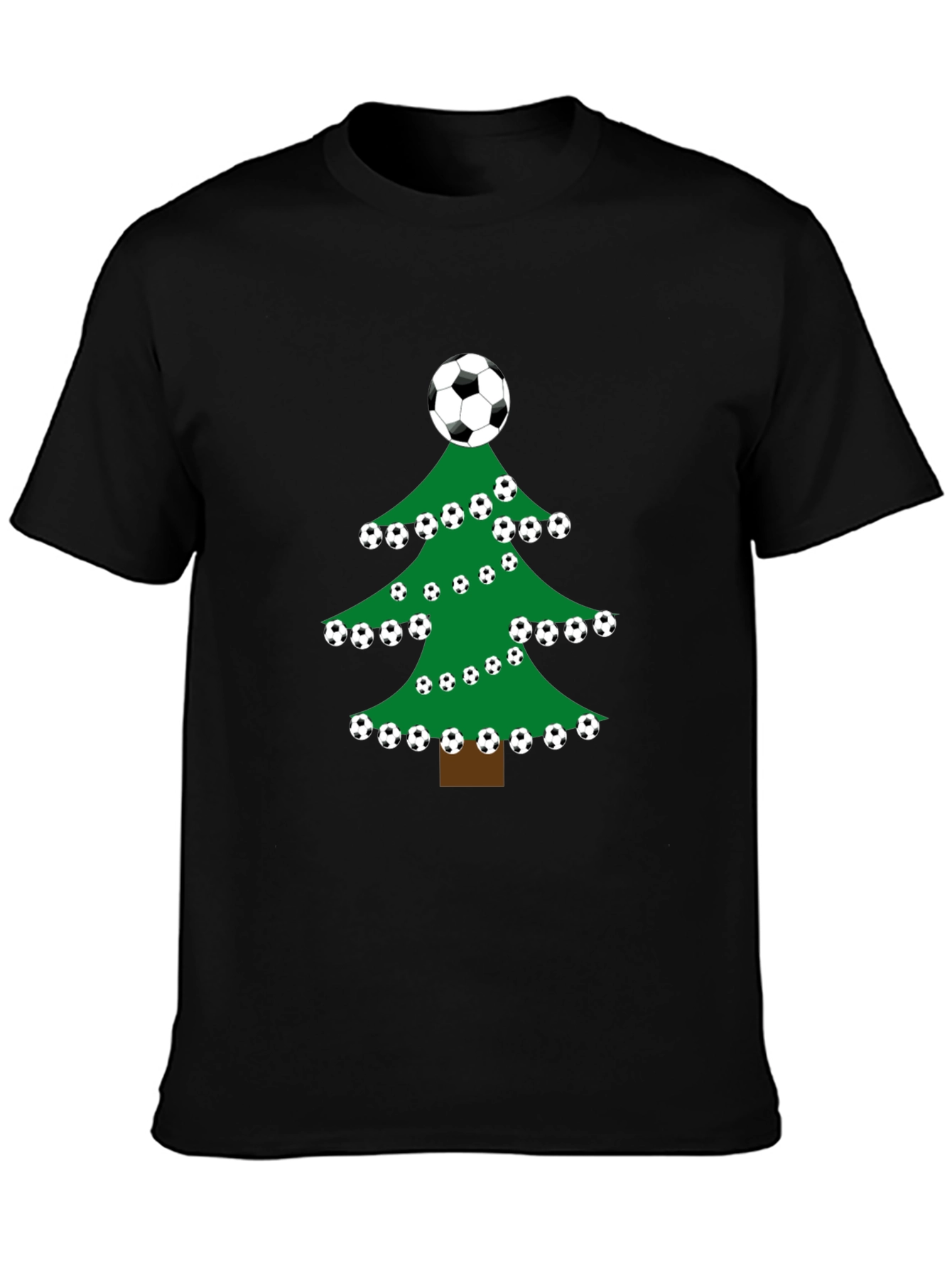 Soccer Christmas Tree T-Shirt - Holiday Fun!