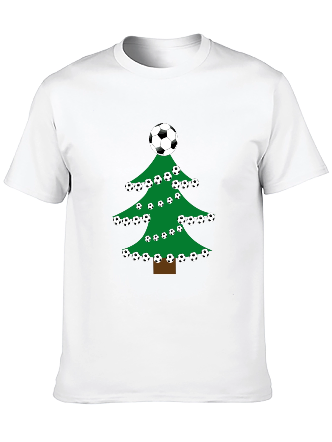 Soccer Christmas Tree T-Shirt - Holiday Fun!