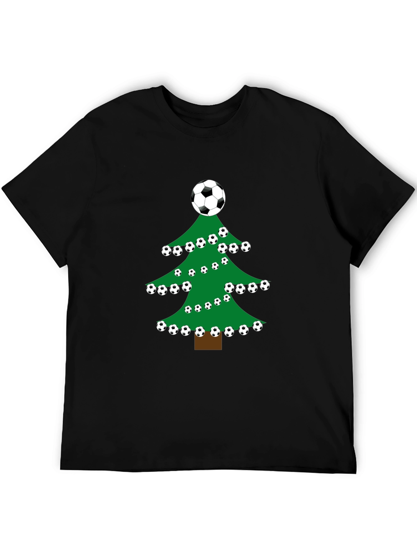 Soccer Christmas Tree T-Shirt - Holiday Fun!