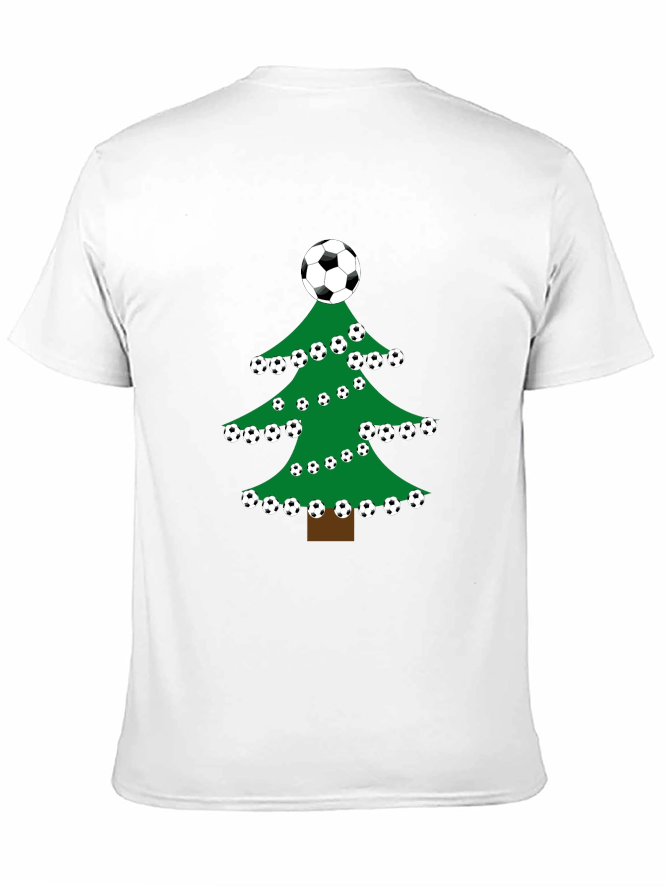 Soccer Christmas Tree T-Shirt - Holiday Fun!