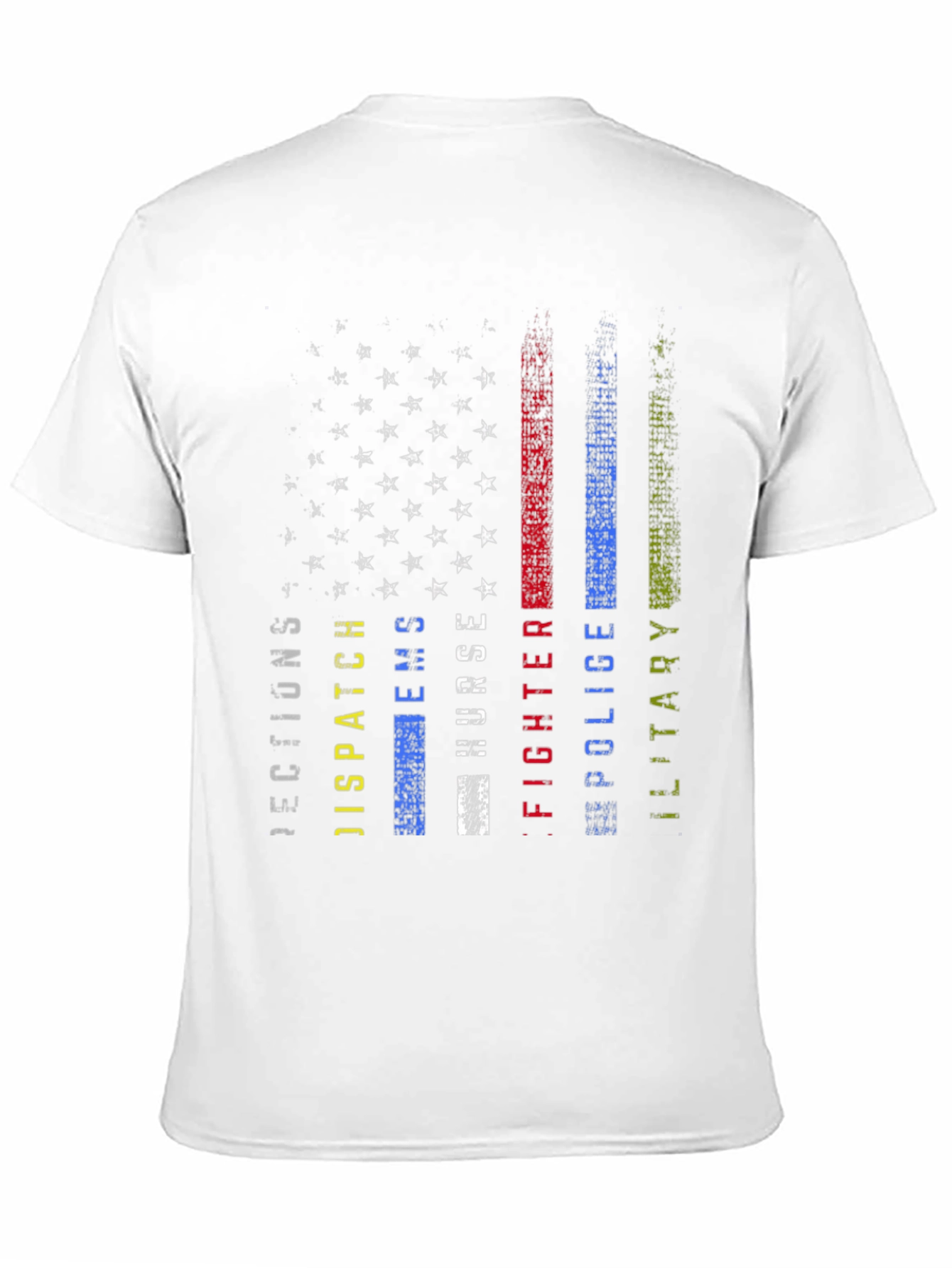 American Flag First Responder T-Shirt