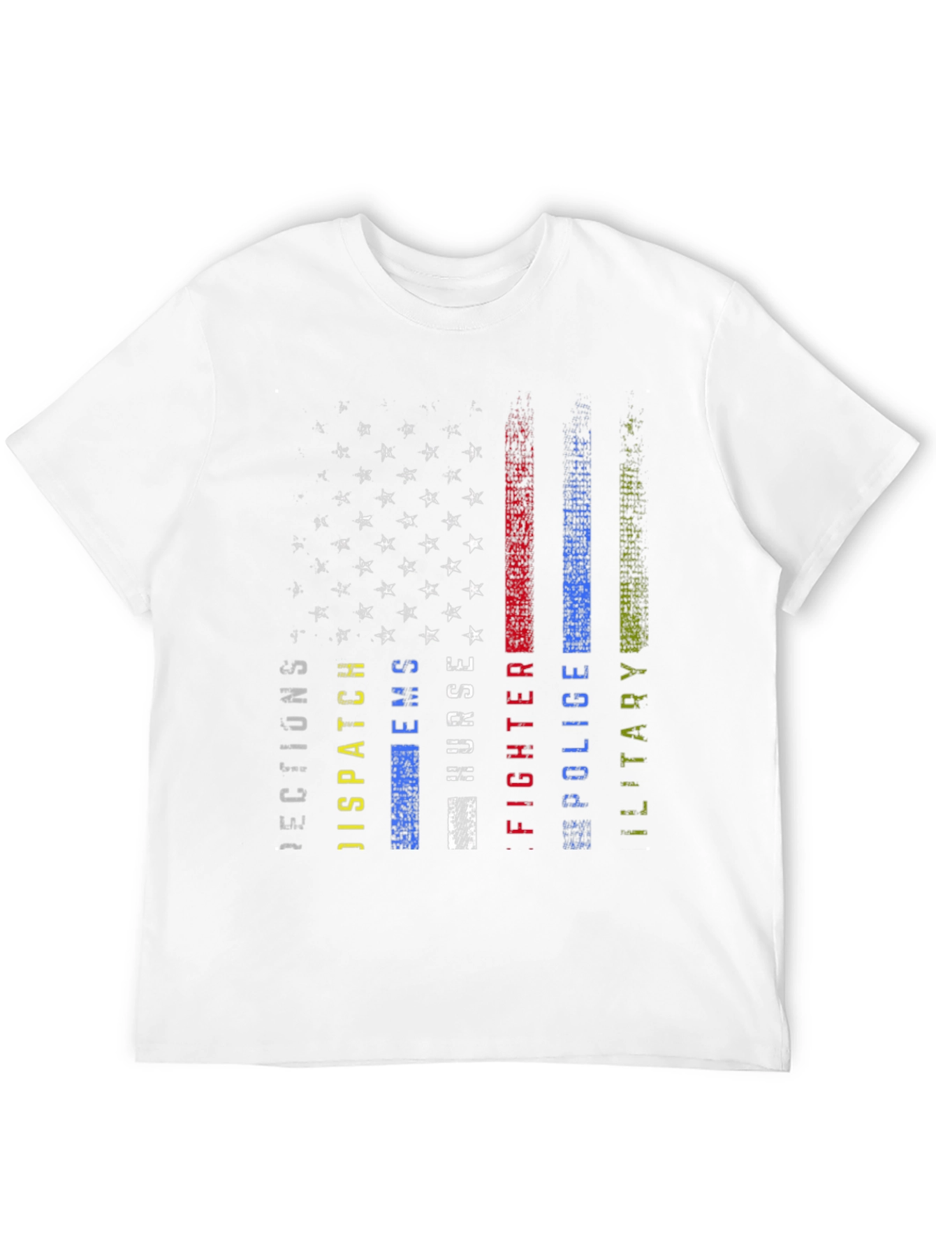 American Flag First Responder T-Shirt