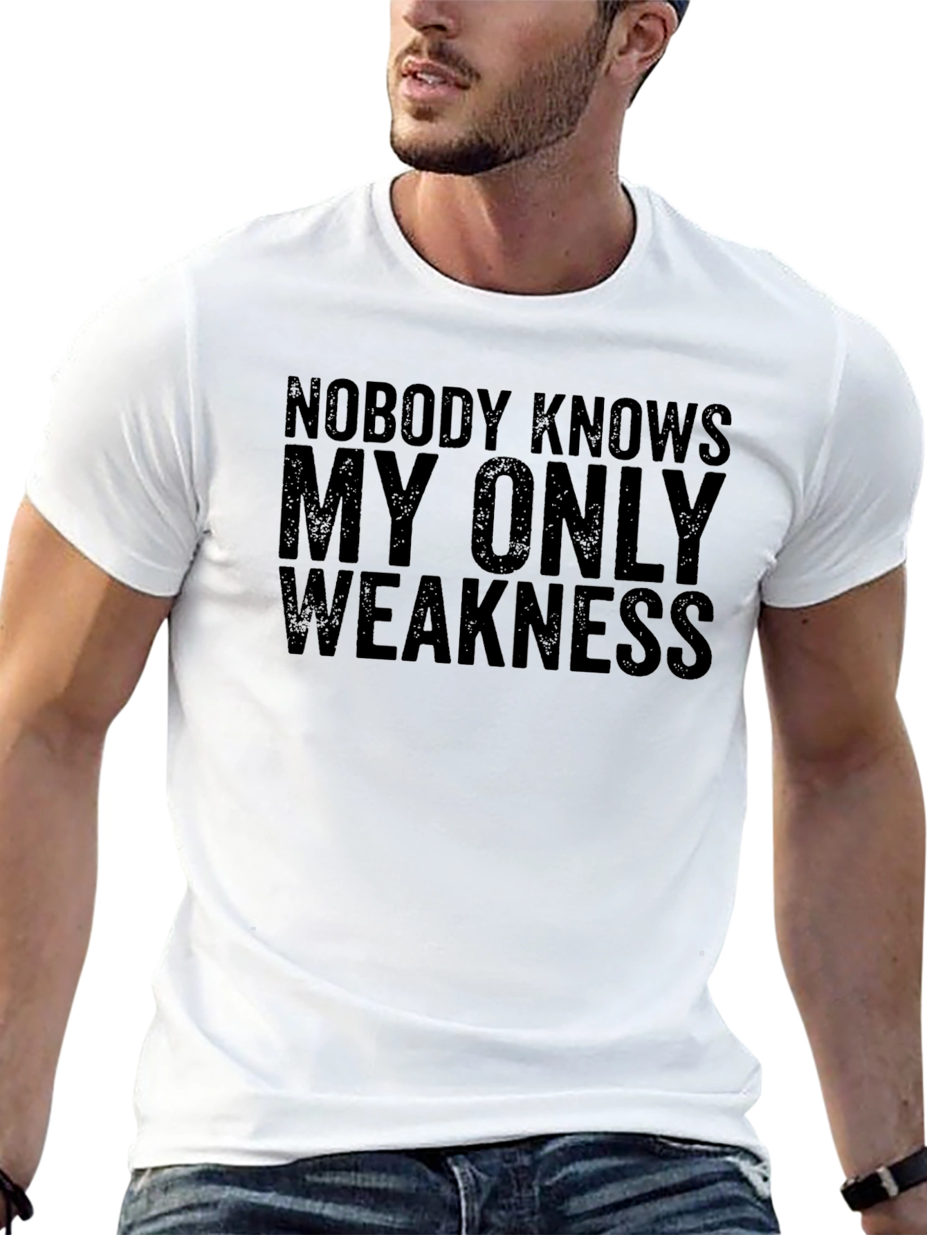 Nobody Knows My Only Weakness Graphic Tee