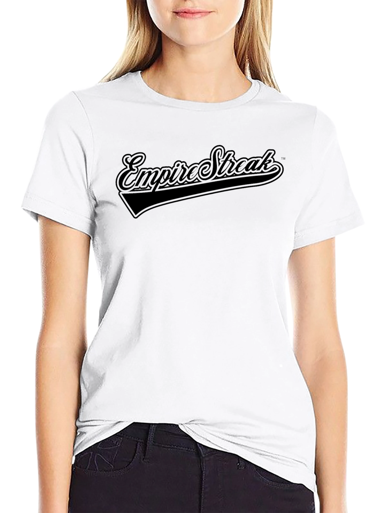 Empire Streak Black Graphic Tee
