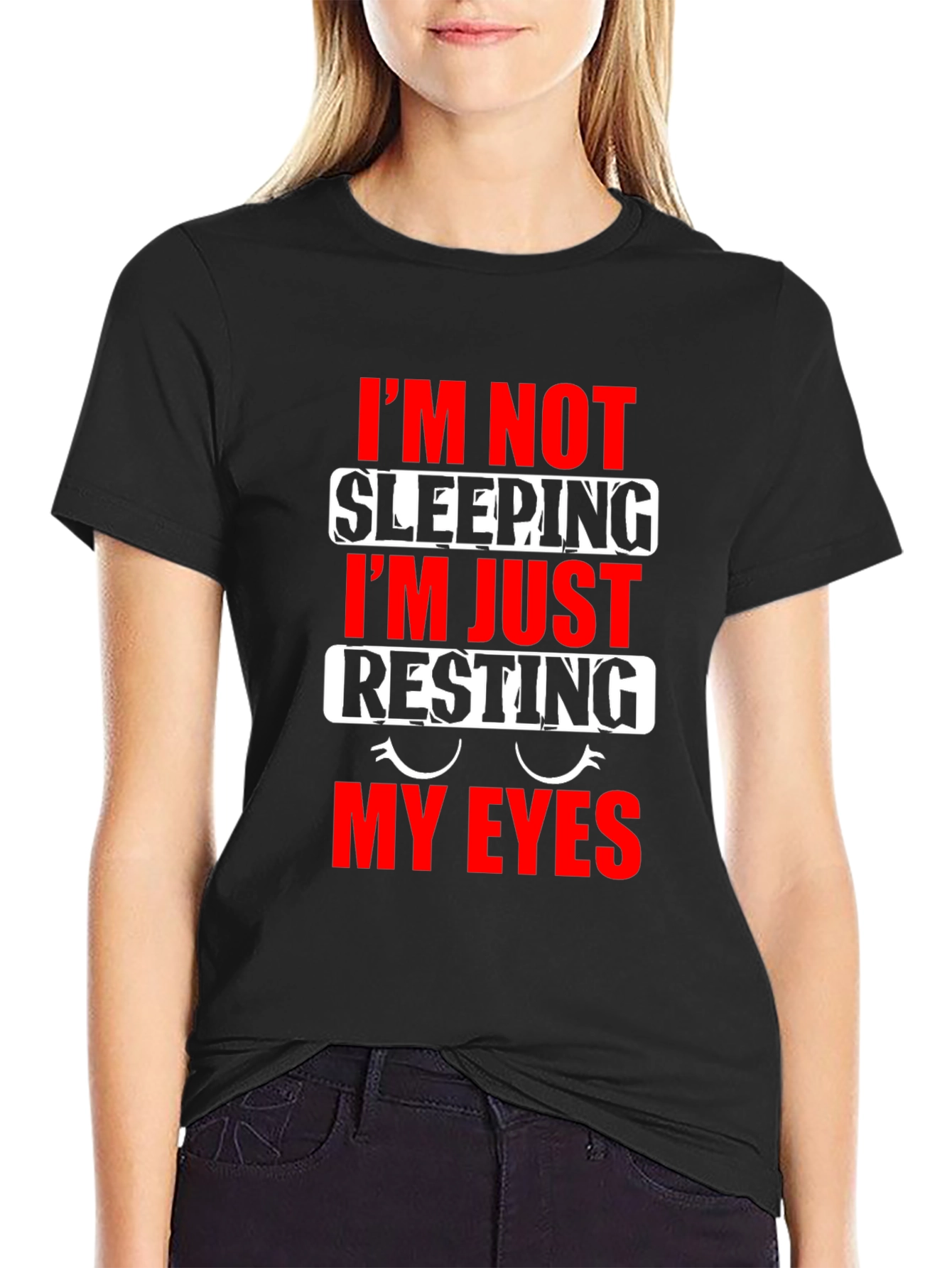 Funny Resting My Eyes Graphic T-Shirt