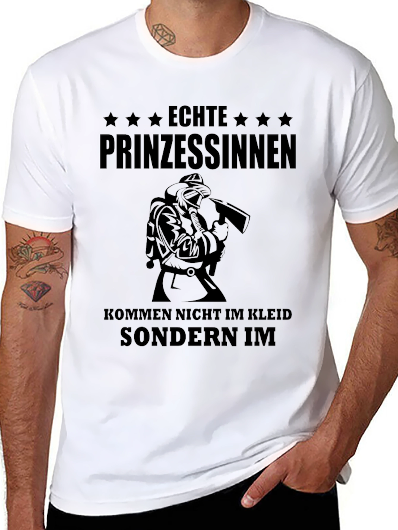 Echte Prinzessinnen Firefighter T-Shirt