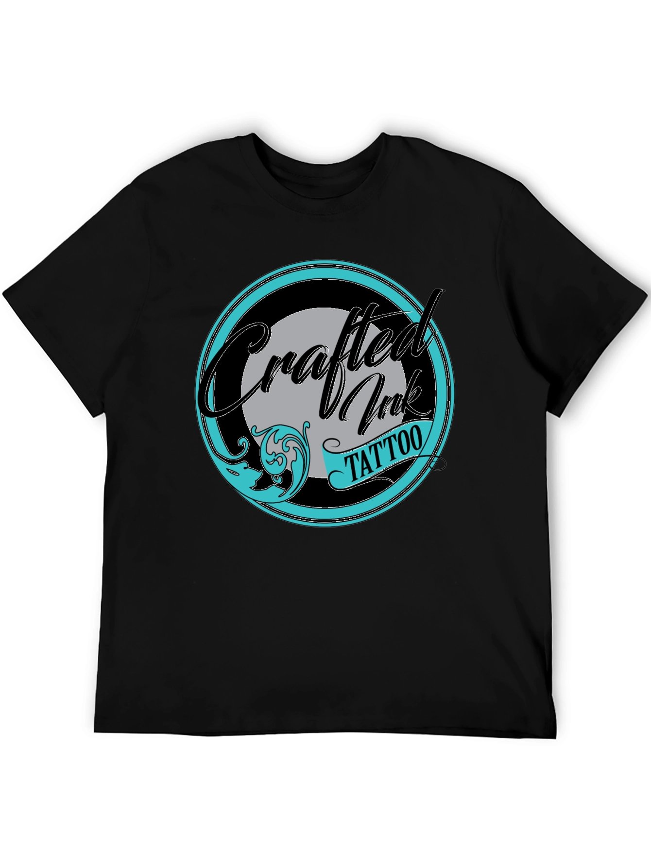 Crafted Ink Tattoo Black Graphic Tee
