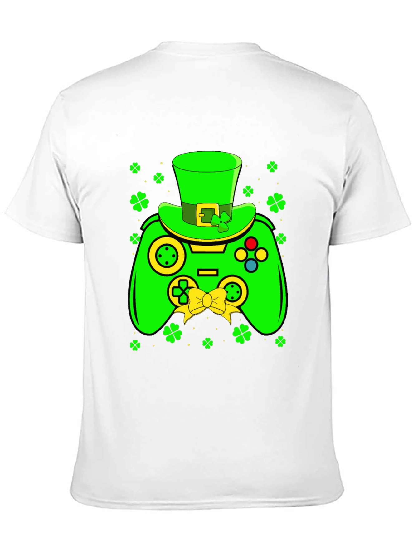 St. Patricks Day Gamer T-Shirt - Shamrock Controller