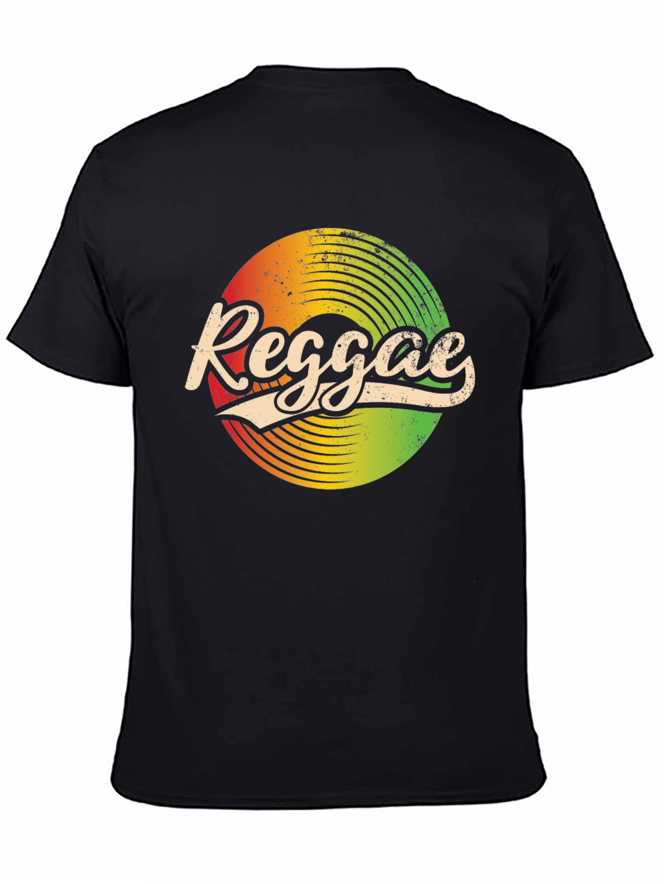 Retro Reggae Record Graphic T-Shirt