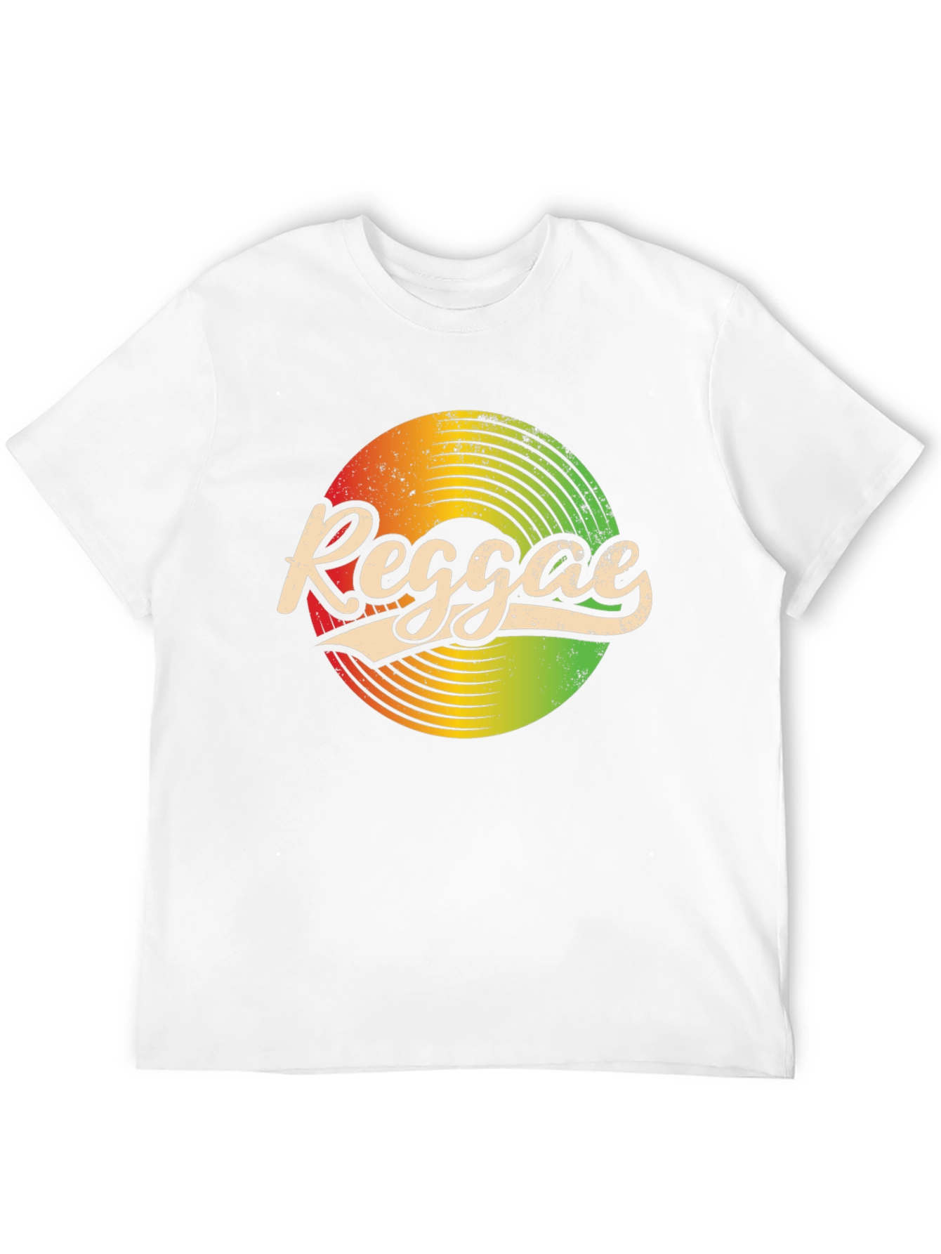 Retro Reggae Record Graphic T-Shirt
