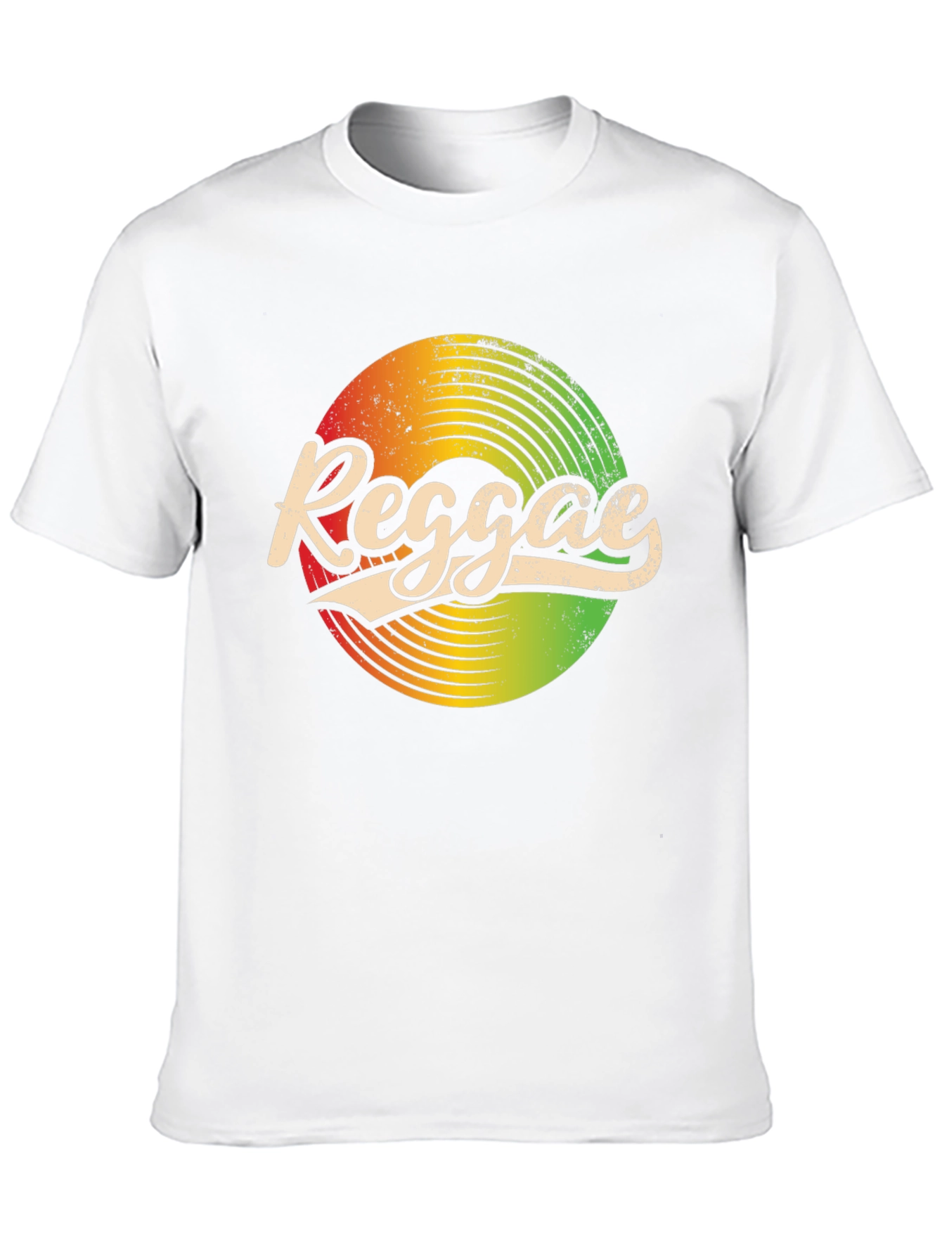 Retro Reggae Record Graphic T-Shirt