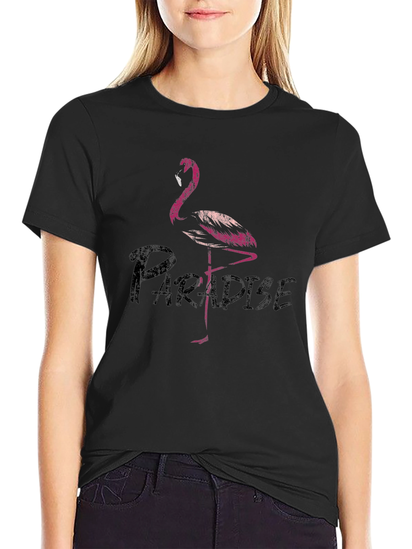 Paradise Flamingo Graphic Tee