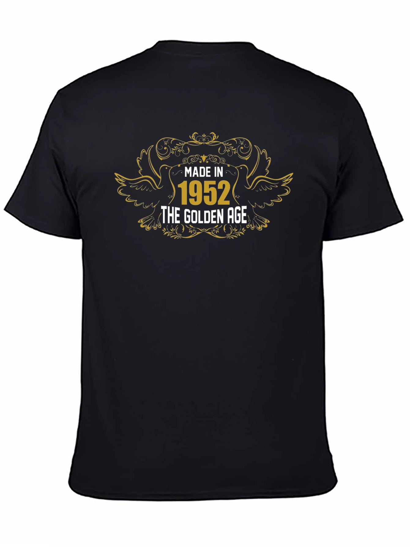 Made in 1952 Golden Age Black T-Shirt