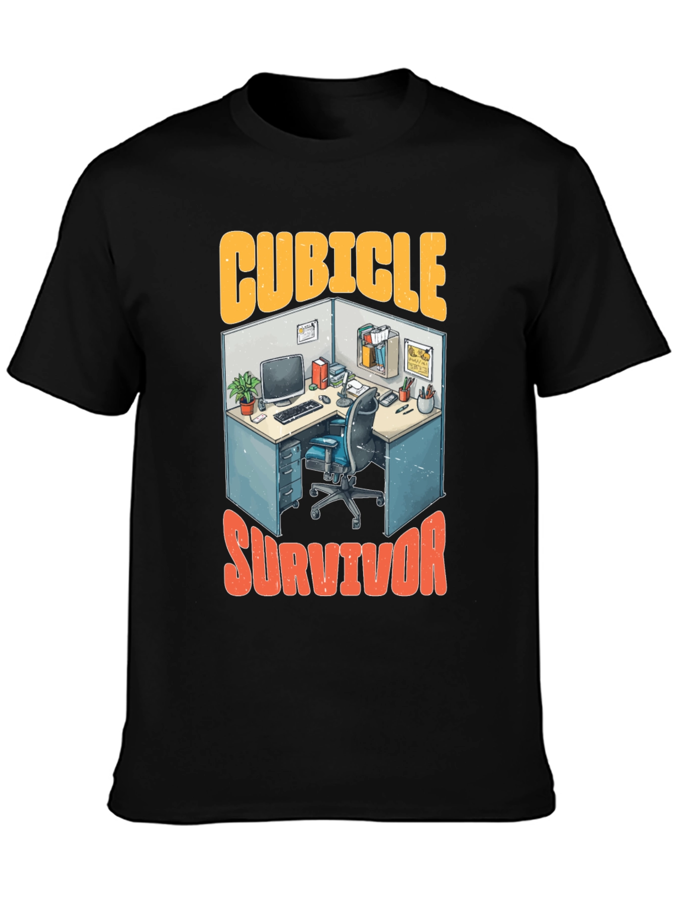 Cubicle Survivor Graphic T-Shirt