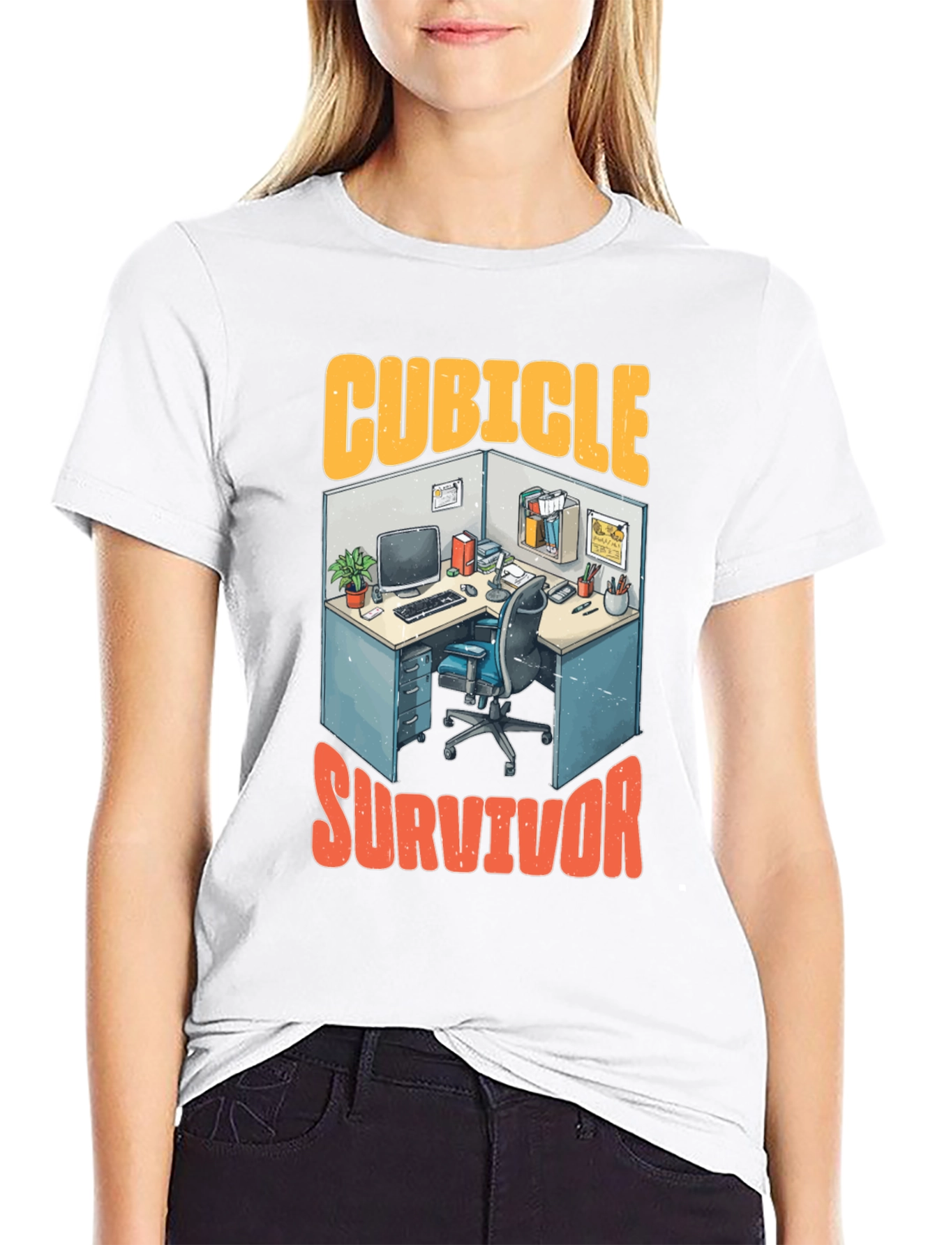 Cubicle Survivor Graphic T-Shirt