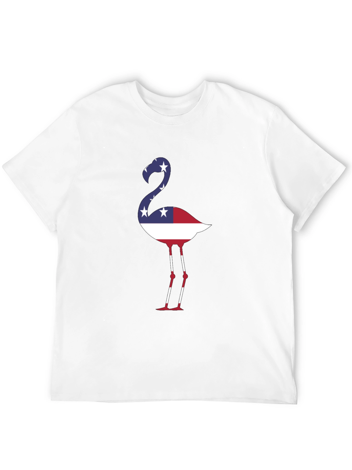 American Flag Flamingo Graphic Tee