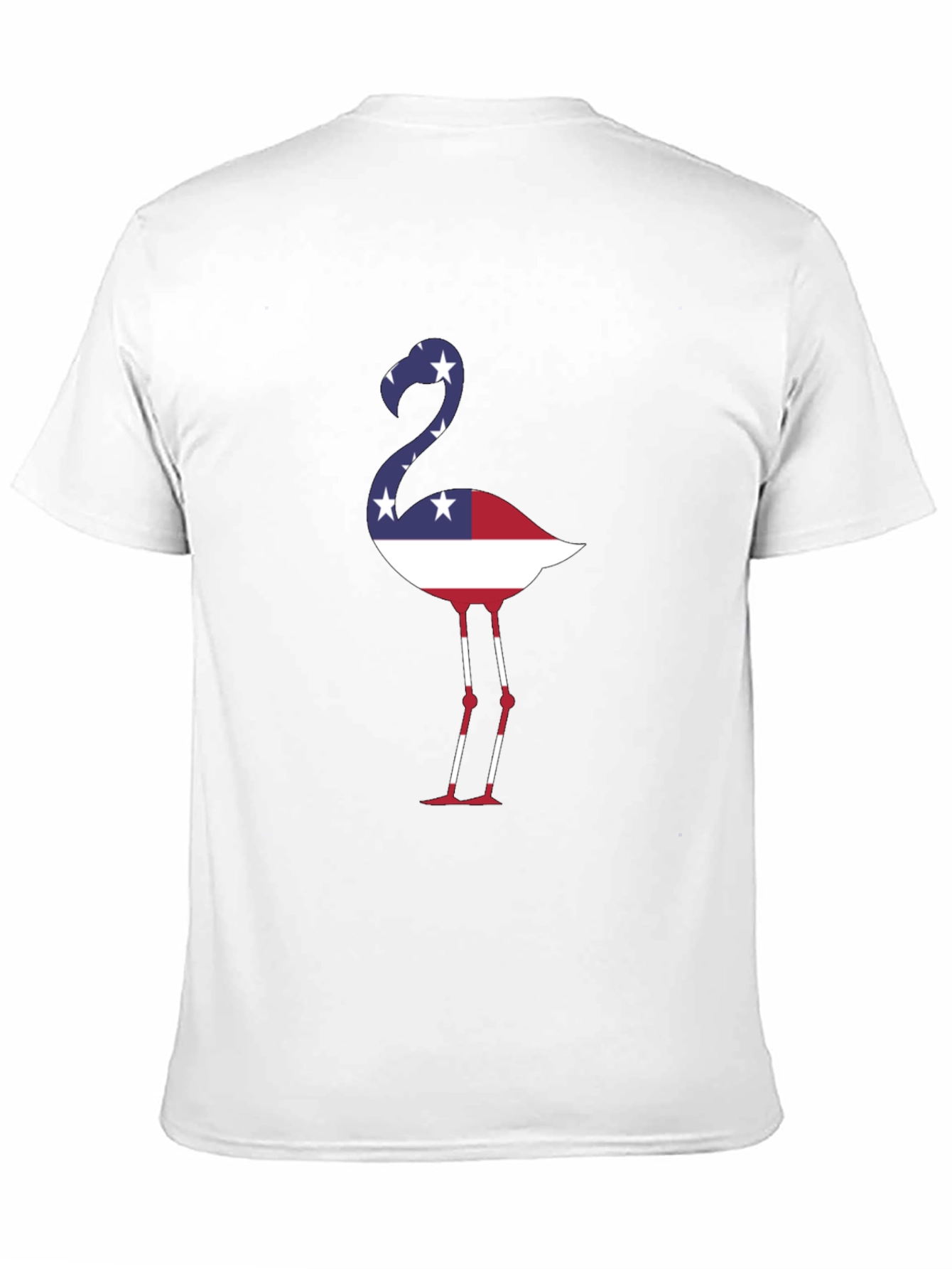 American Flag Flamingo Graphic Tee