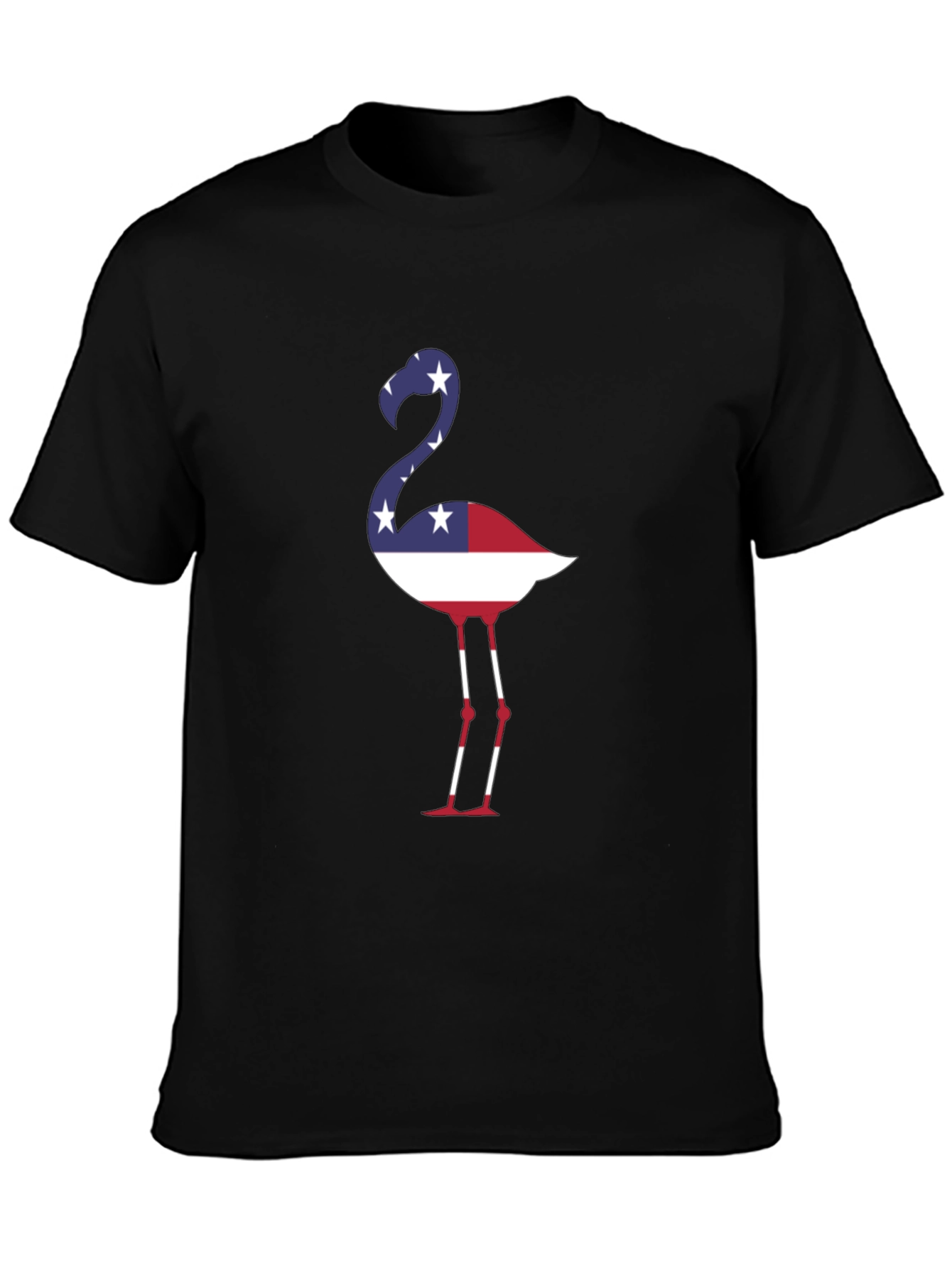 American Flag Flamingo Graphic Tee