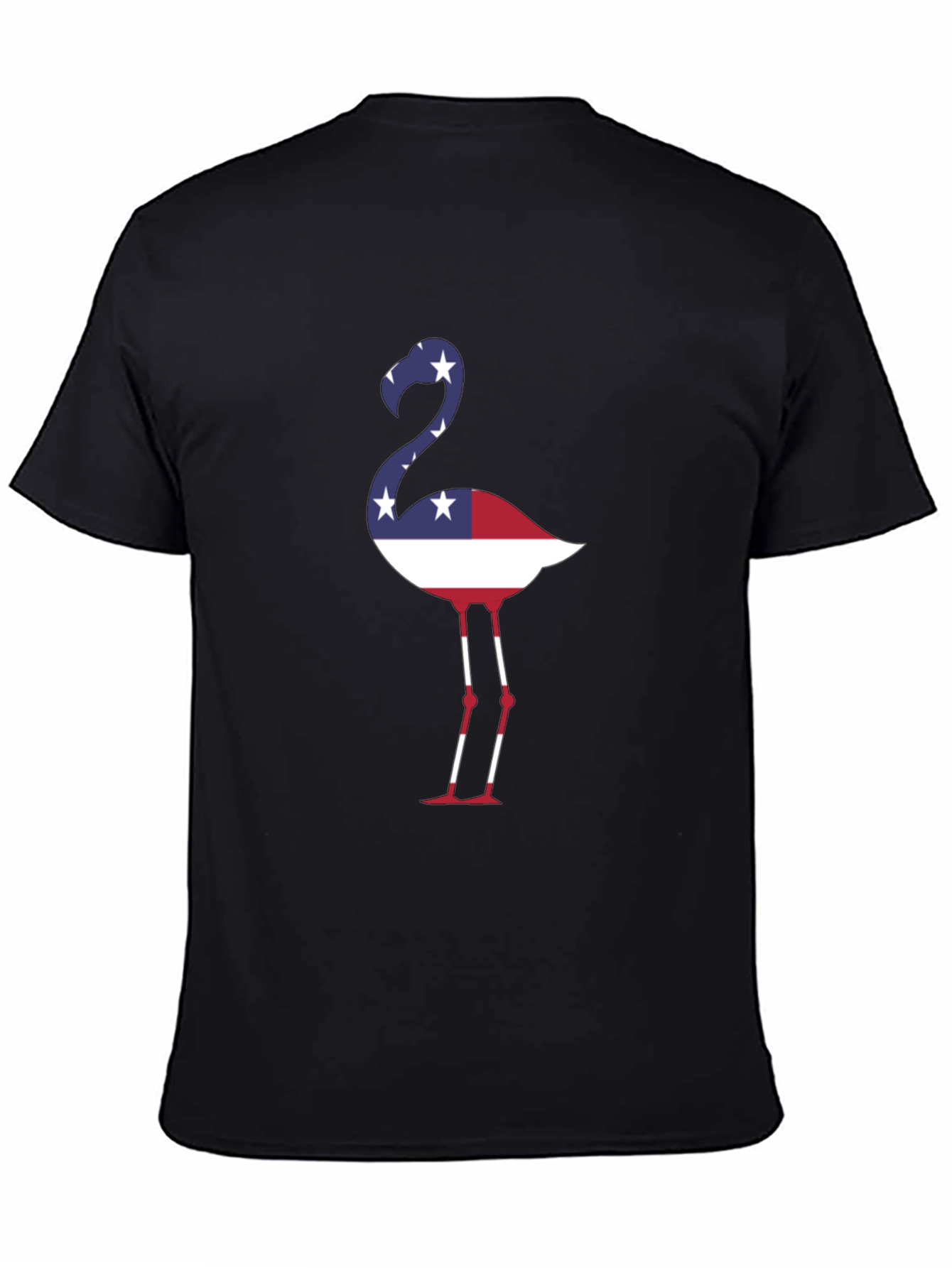American Flag Flamingo Graphic Tee