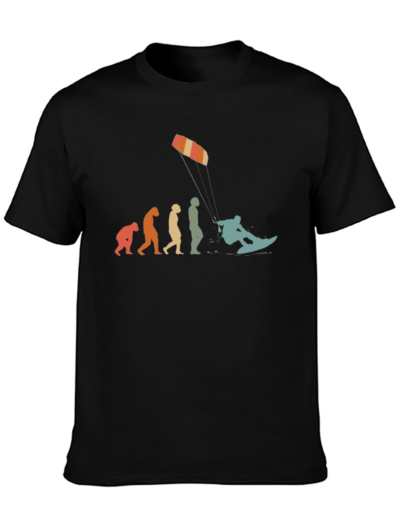 Kitesurfing Evolution Graphic Tee