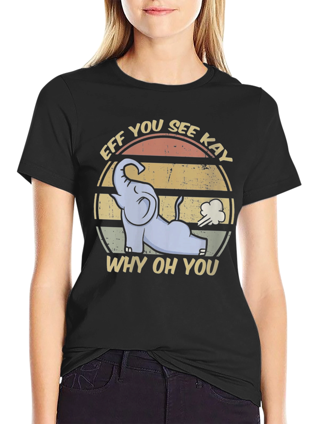 Eff You See Kay Funny Elephant T-Shirt