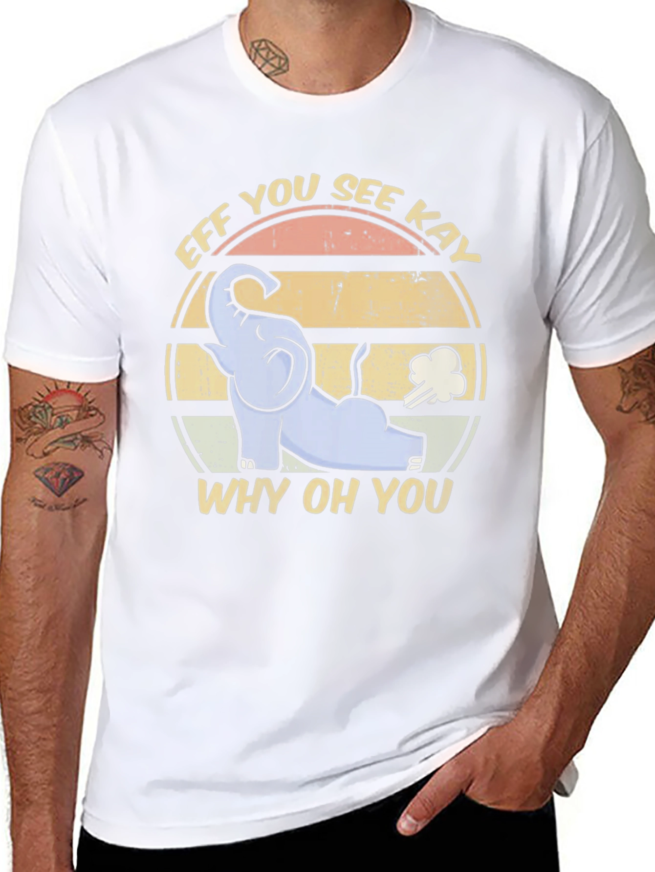 Eff You See Kay Funny Elephant T-Shirt