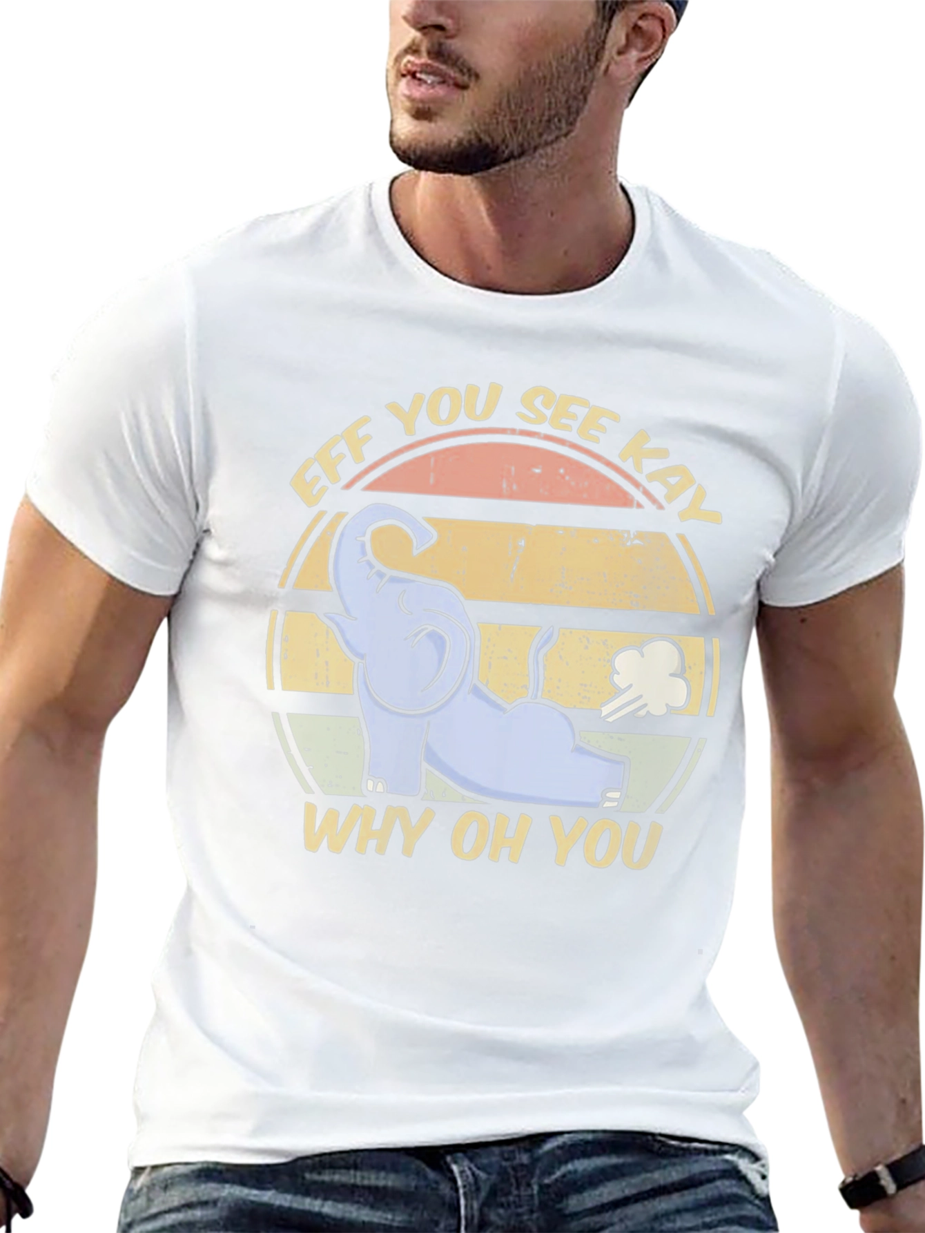 Eff You See Kay Funny Elephant T-Shirt