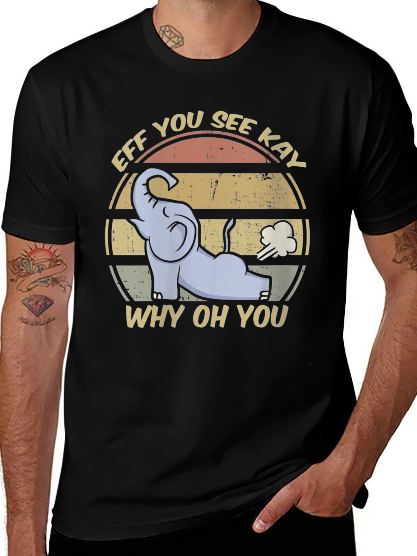 Eff You See Kay Funny Elephant T-Shirt