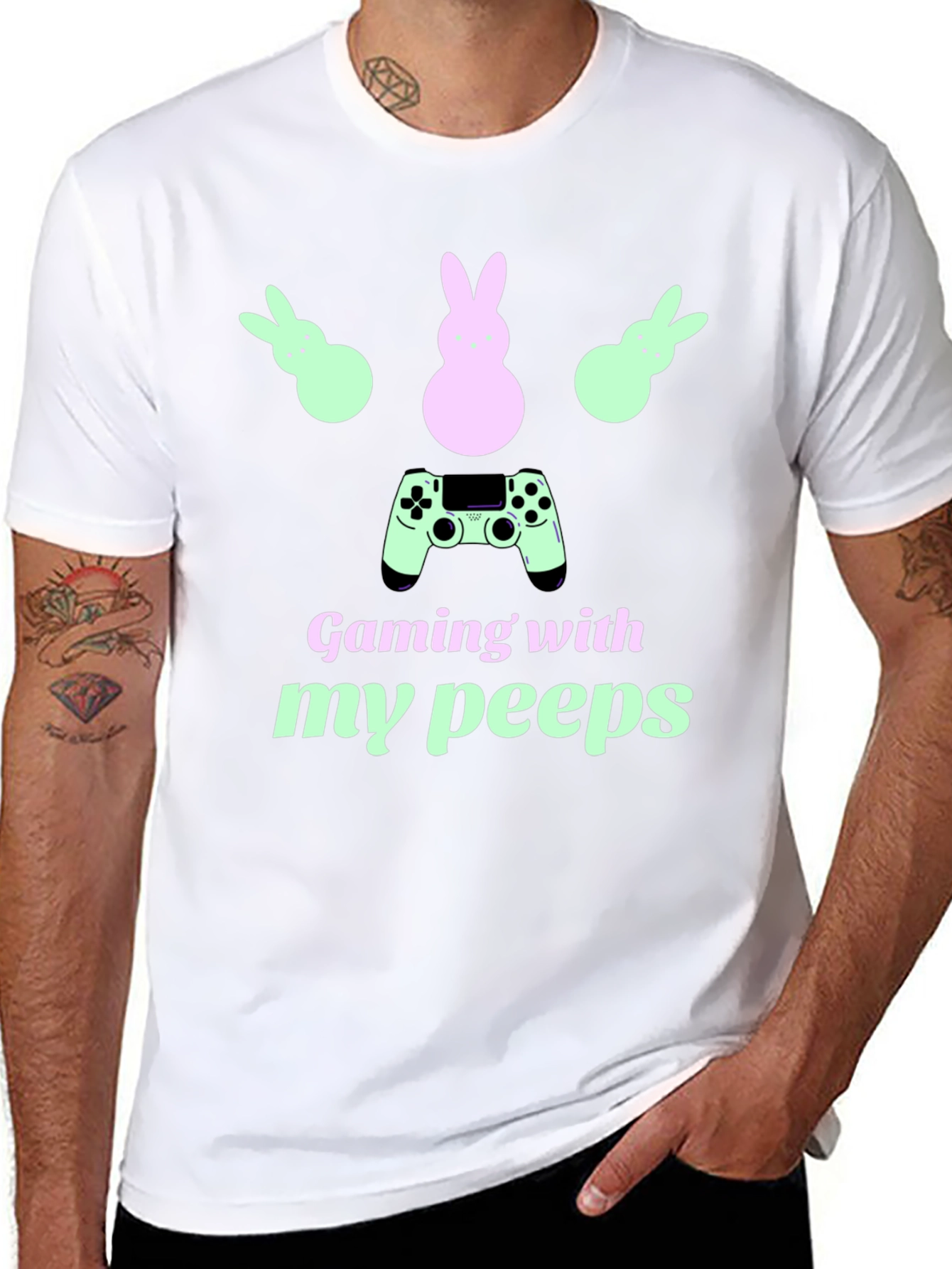 Gaming With My Peeps Easter T-Shirt