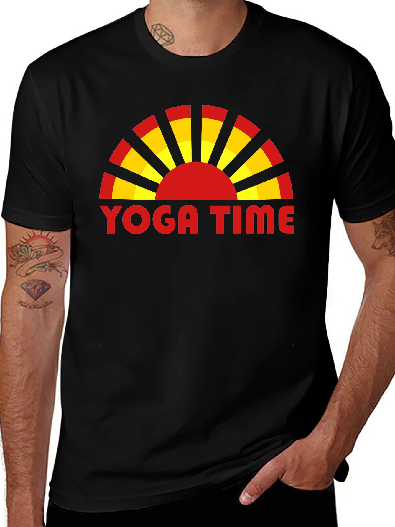 Yoga Time Graphic Tee - Zen Style