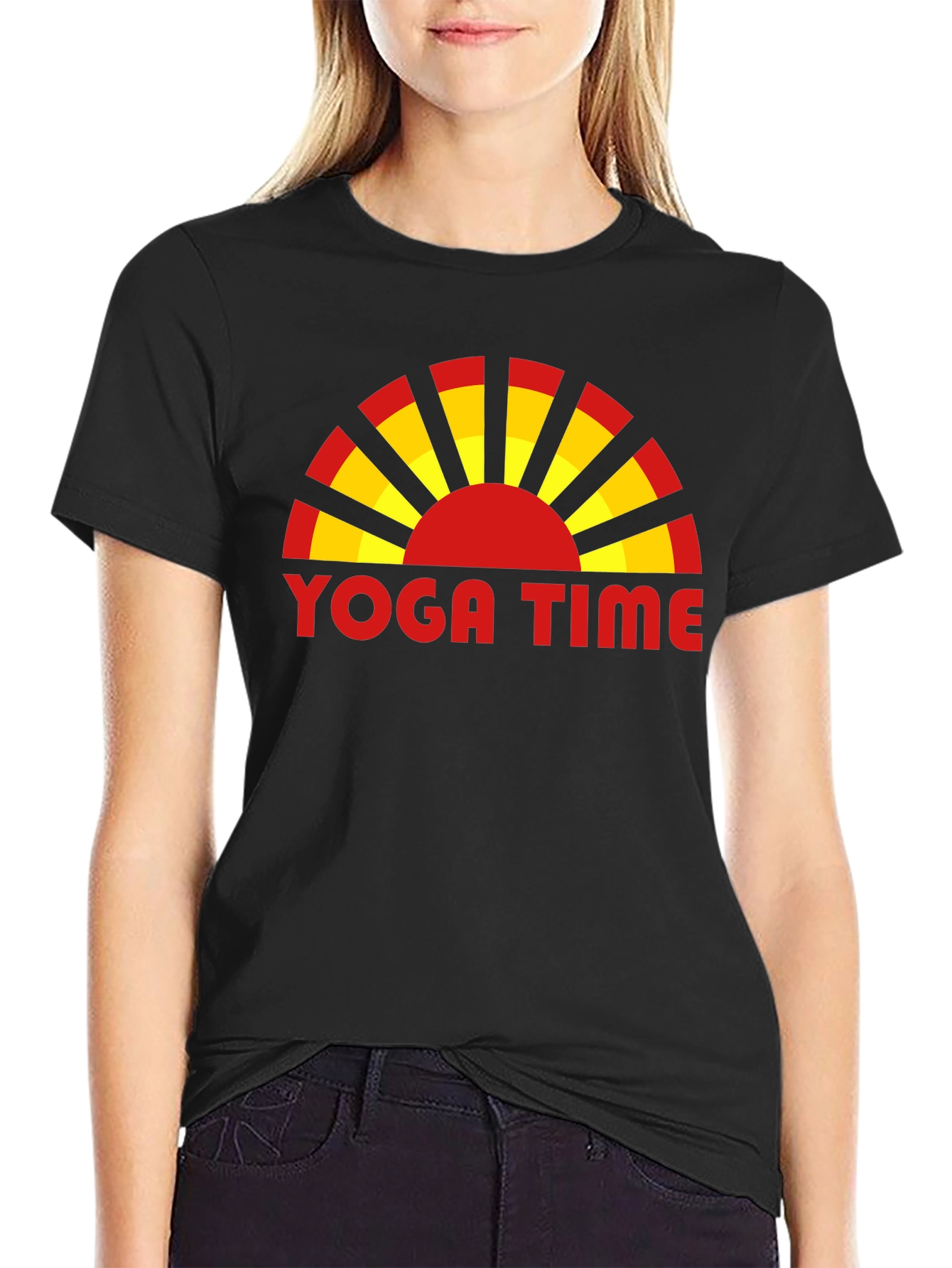 Yoga Time Graphic Tee - Zen Style