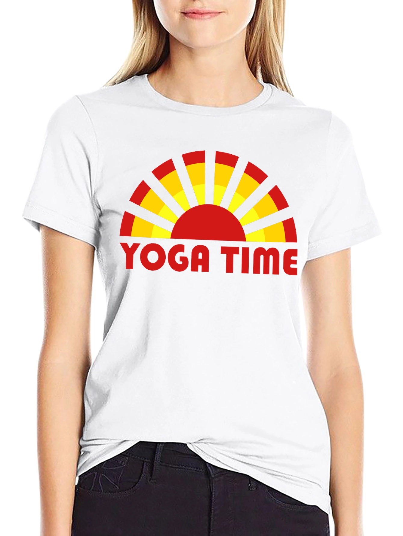 Yoga Time Graphic Tee - Zen Style