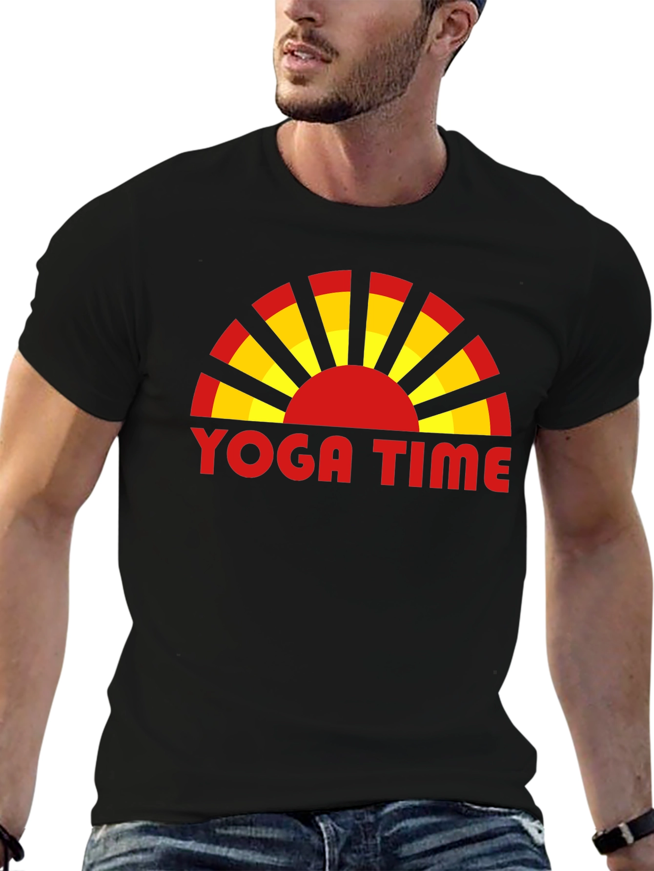 Yoga Time Graphic Tee - Zen Style