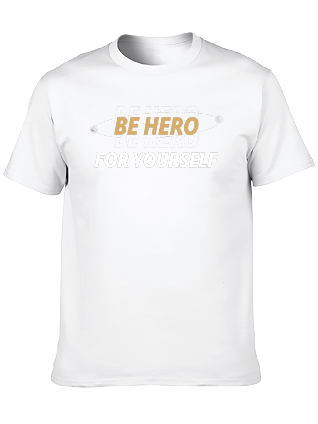 Be Hero for Yourself Black Graphic Tee
