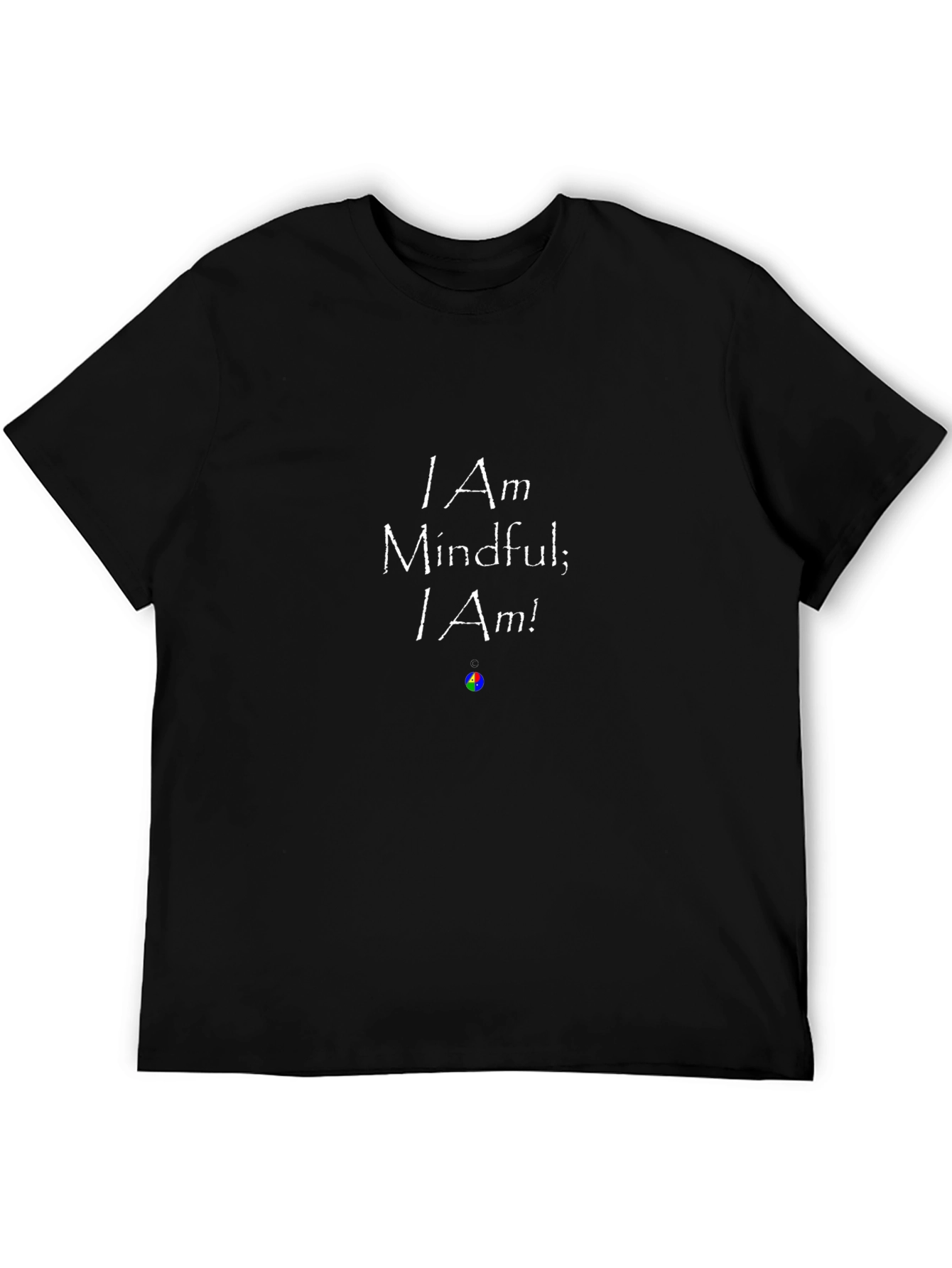 Mindful Tee - Soft Cotton Black T-Shirt