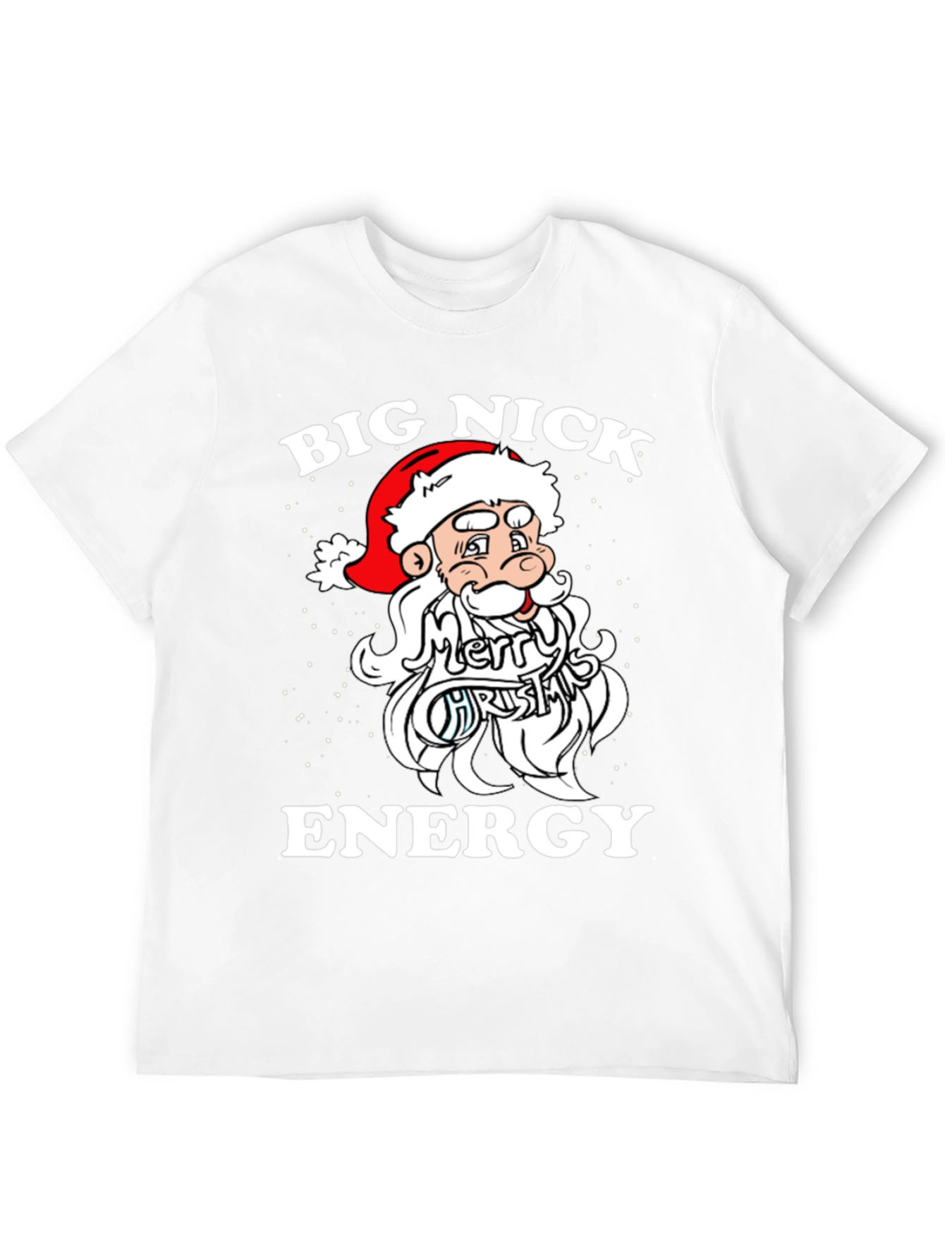 Big Nick Energy Santa T-Shirt